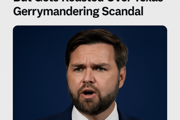JD Vance’s Gerrymandering Outburst Backfires as Critics Blast Texas Map Manipulation JD-Vance-Slams-California—But-Gets-Roasted-Over-Texas-Gerrymandering-Scandal.