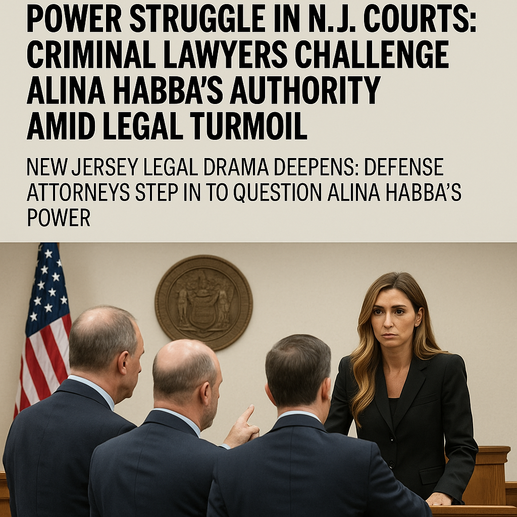 Power Struggle in N.J. Courts: Criminal Lawyers Challenge Alina Habba’s Authority Amid Legal Turmoil