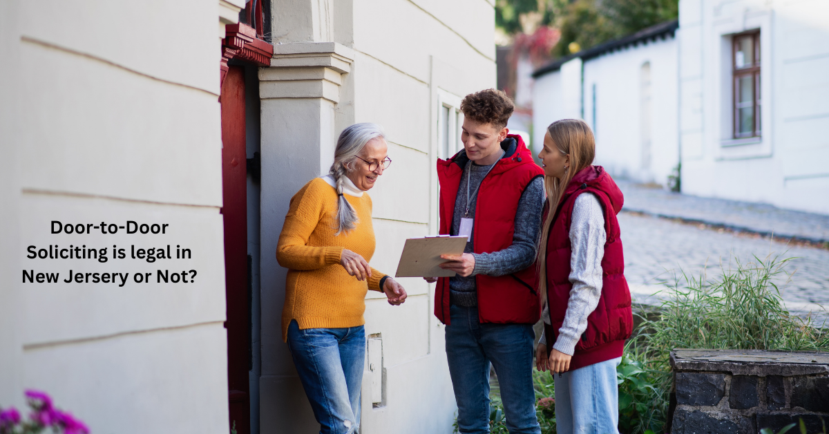 Door-to-Door Soliciting is legal in New Jersery or Not