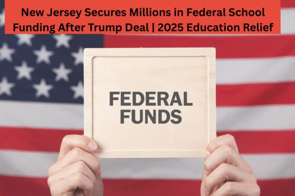 New Jersey Secures Millions in Federal School Funding After Trump Deal | 2025 Education Relief