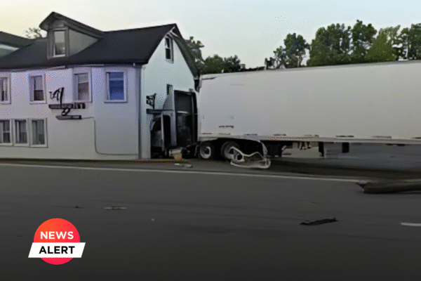 Chaos on Route 31: Tractor-Trailer Crashes into N.J. Gentlemen’s Club After Fiery Collision