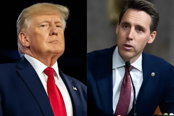 Trump Takes Aim at Senator Hawley Over Stock Ban Bill, But Hawley Stands His Ground Trump Blasts Senator Hawley, But Hawley Pushes Back with Calm Confidence