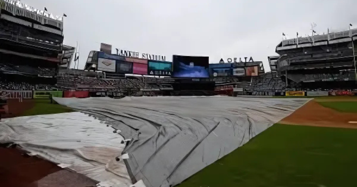 Yankees vs Twins Game Delayed by Rain Yankees Sweep Series Despite Weather