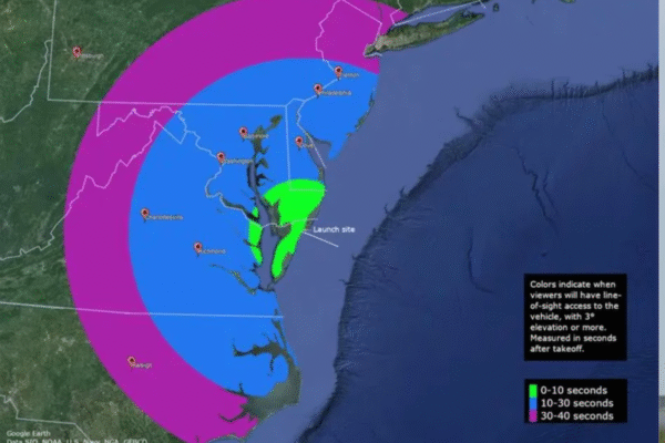 Tonight, NASA’s Triple Rocket Launch Could Light Up New Jersey Sky