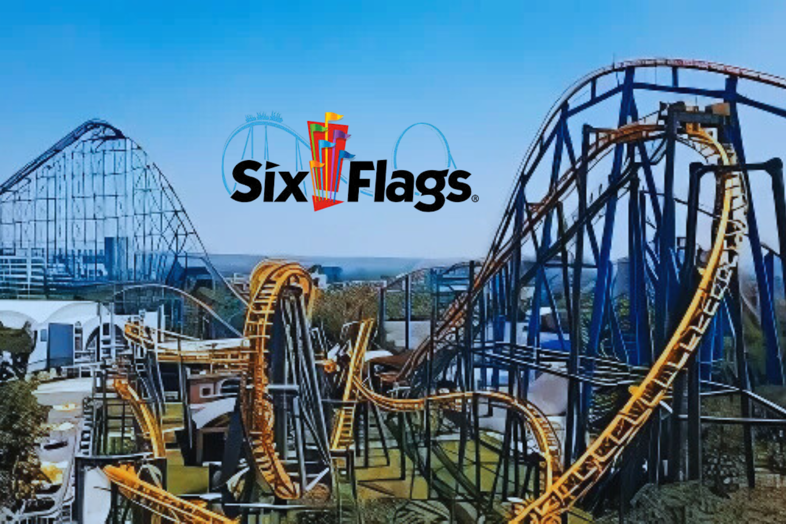 six flags park
