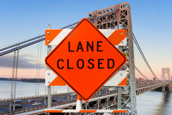 lane closed